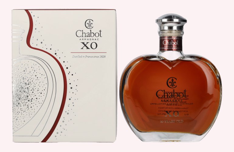 Chabot Armagnac XO Coeur Silver Edition 40% Vol. 0,5l en boîte cadeau