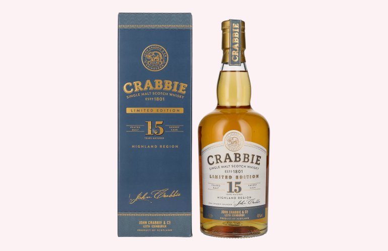 Crabbie's 15 Years Old Single Malt 43% Vol. 0,7l en boîte cadeau