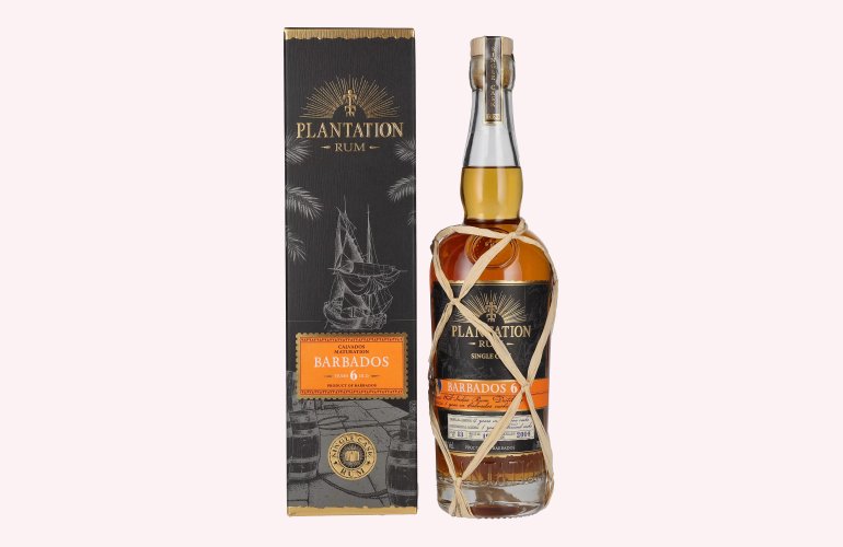 Plantation Rum BARBADOS 6 Years Old Calvados Maturation 41,3% Vol. 0,7l en boîte cadeau