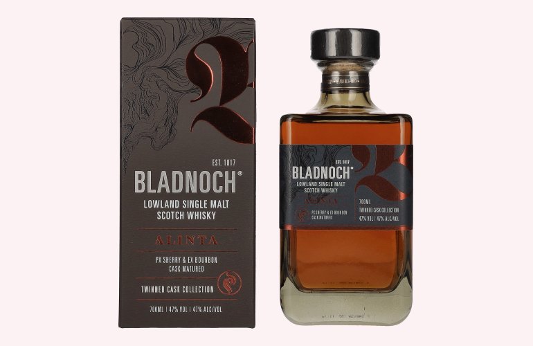 Bladnoch ALINTA Lowland Single Malt Scotch Whisky 47% Vol. 0,7l in geschenkverpakking