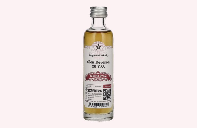 Glen Deveron 20 Years Old Highland Single Malt 40% Vol. 0,04l