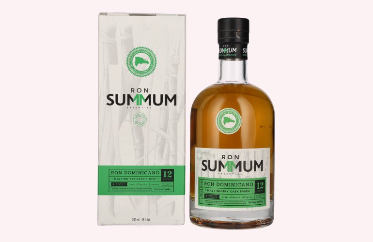 Ron Summum 12 Solera Ron Dominicano MALT WHISKY CASK FINISH 43% Vol. 0,7l in Giftbox