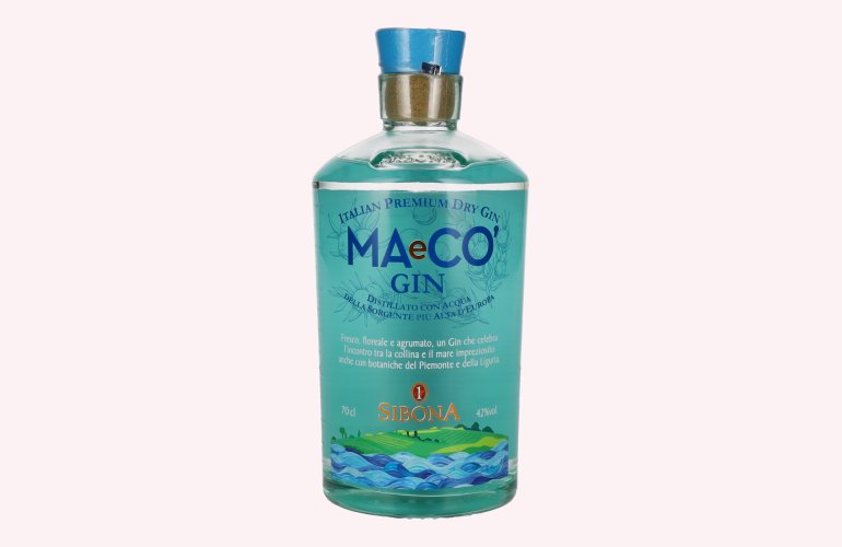 Sibona MAeCO Italian Premium Dry Gin 42% Vol. 0,7l