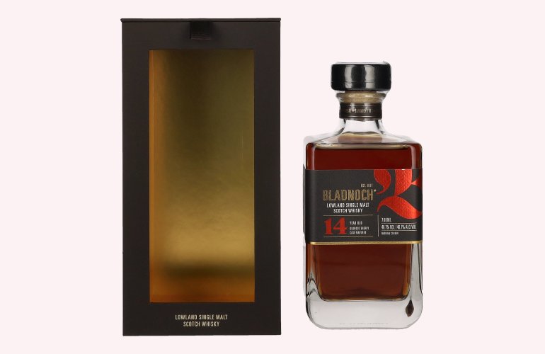 Bladnoch 14 Years Old Lowland Single Malt Oloroso Sherry Cask 46,7% Vol. 0,7l in geschenkverpakking