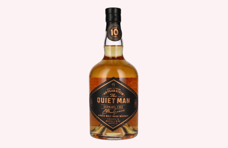 The Quiet Man BARMAN'S CODE 10 Years Old MARSALA FINISHED 43% Vol. 0,7l