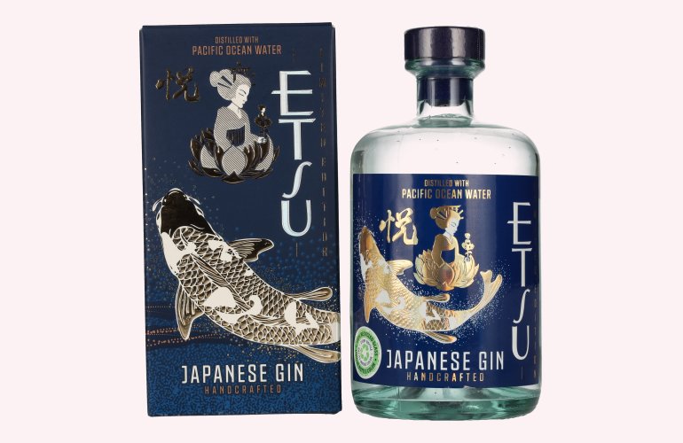 Etsu Japanese Gin PACIFIC OCEAN WATER Limited Edition 45% Vol. 0,7l en boîte cadeau