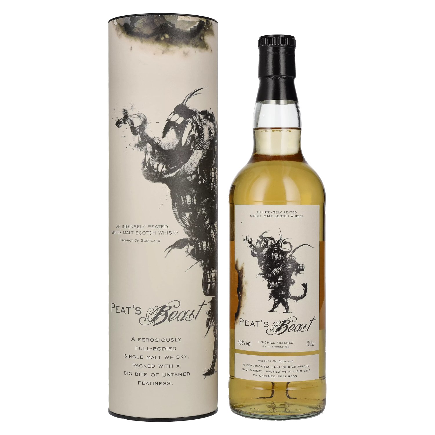 PEAT'S BEAST - Whisky Single Malt Tourbé - 46% Alcool - Origine