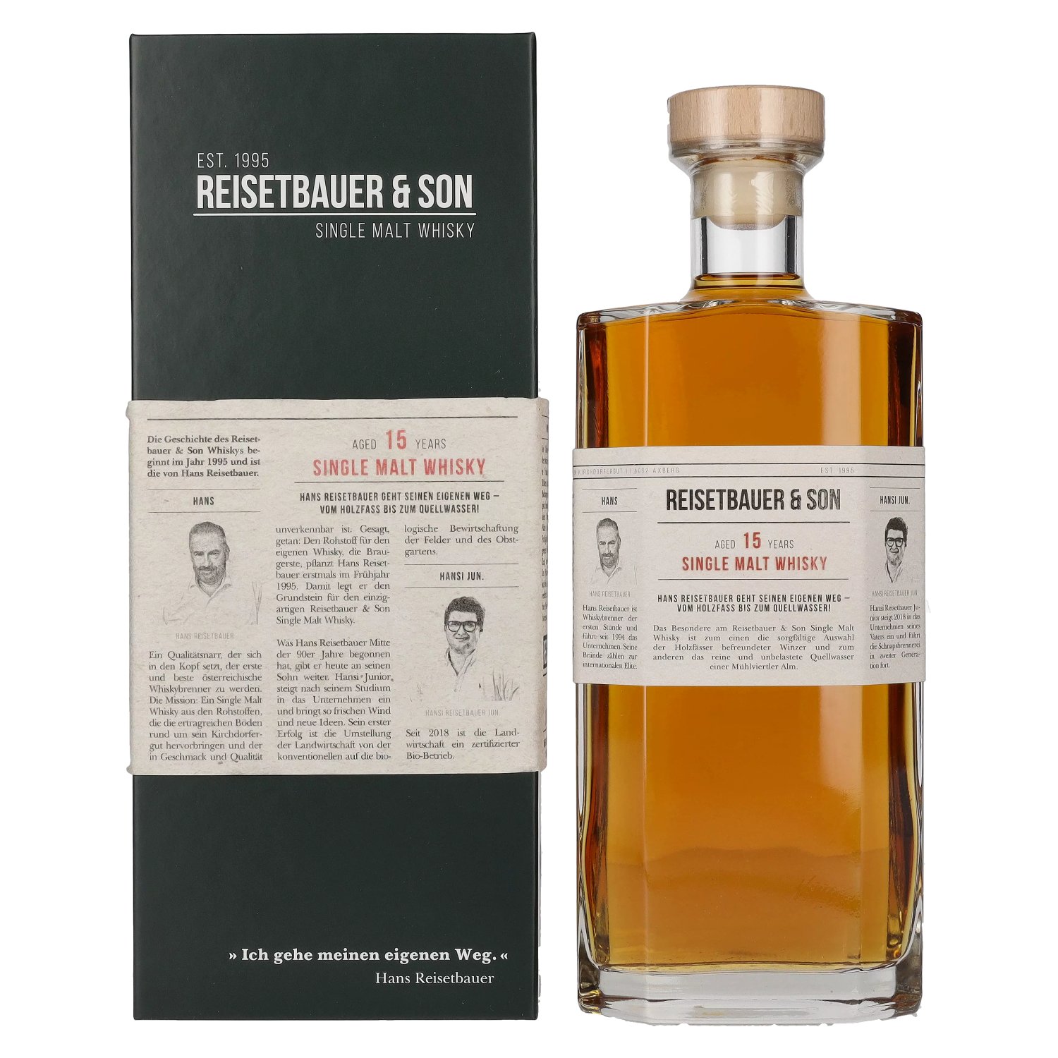 in 48% Single 15 Whisky Geschenkbox Years Reisetbauer Son Vol. Malt 0,7l Old &