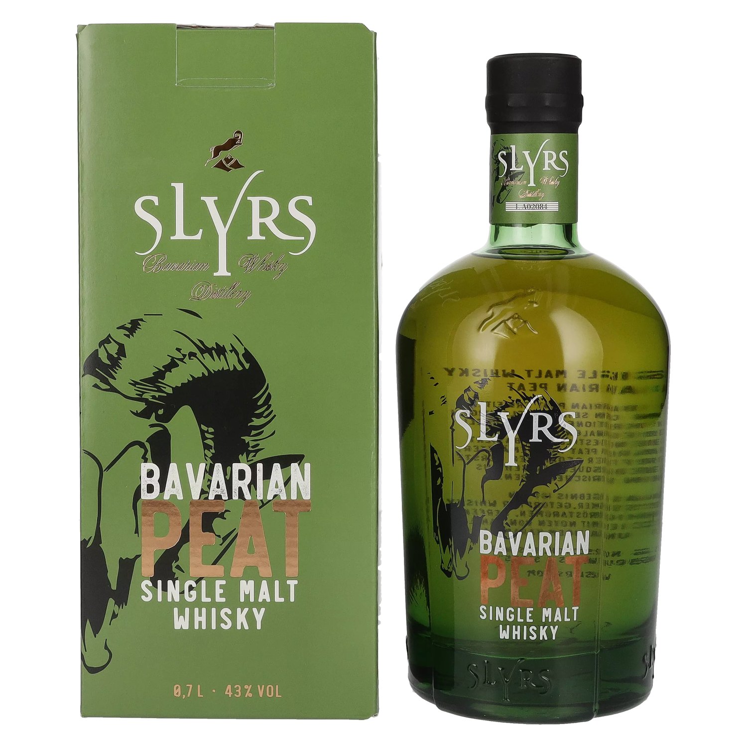 in Malt Giftbox 43% 0,7l Single Whisky Bavarian Peat Vol. Slyrs