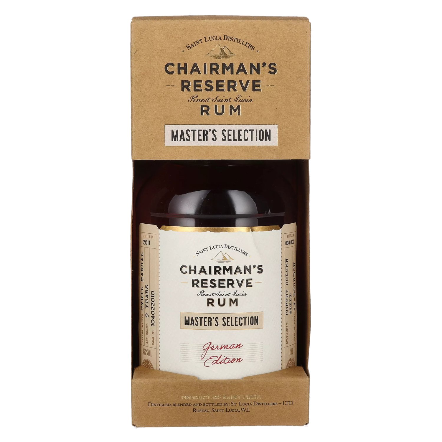 Chairman\'s Reserve German Edition Giftbox SELECTION in 0,7l MASTER\'S 46,2% Vol