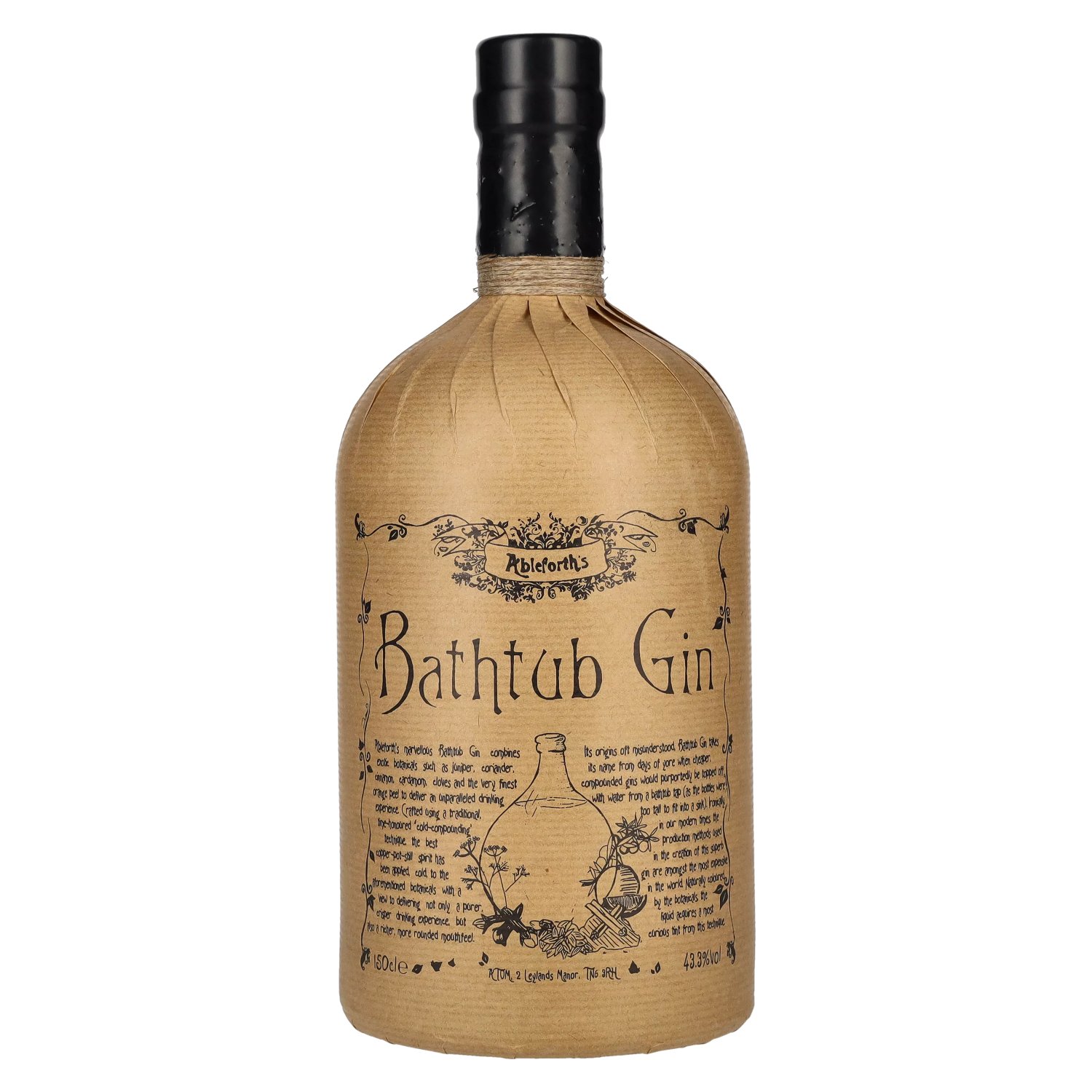 Ableforth\'s delicando 43,3% Gin Bathtub Vol. - 1,5l