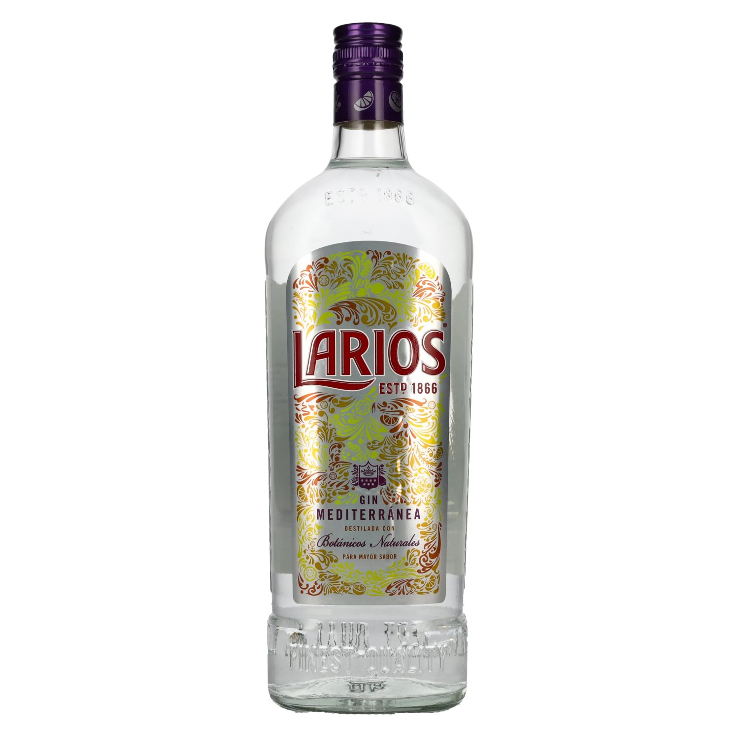 Larios Ginebra Mediterránea 37,5% Gin 1l Vol. Dry London