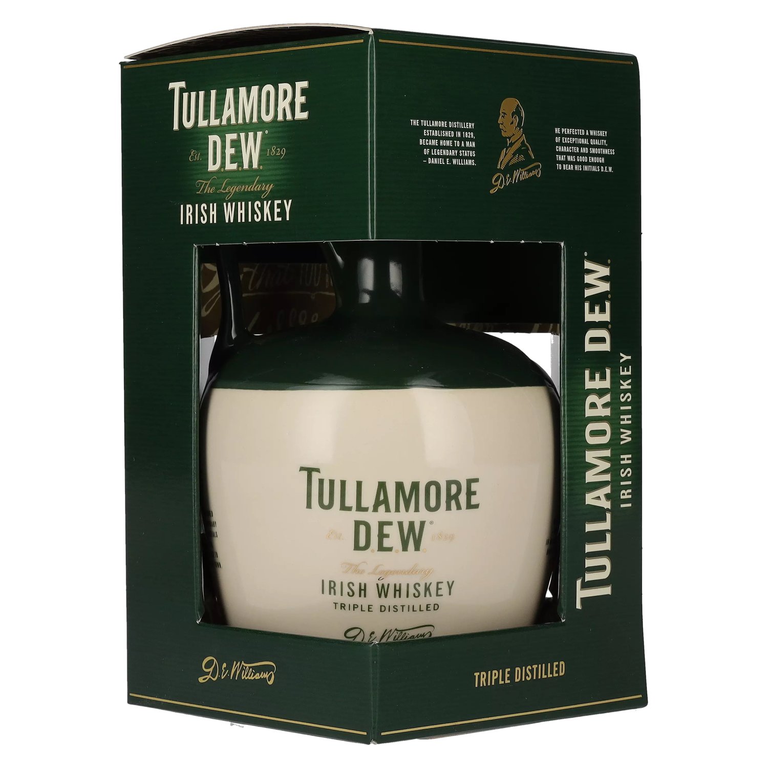 Tullamore D.E.W. Irish Whiskey Vol. Giftbox 40% in 0,7l Edition Crock