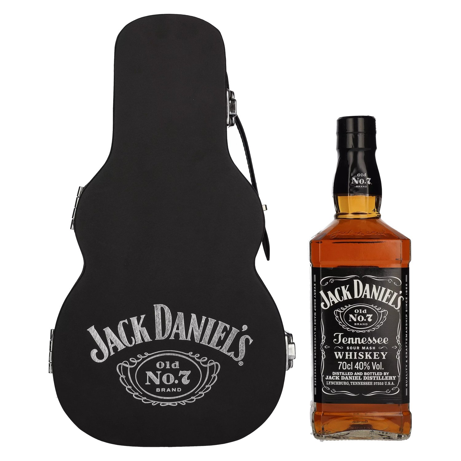 Jack Daniel\'s Tennessee Whiskey 40% Edition Case Giftbox in Guitar 0,7l Vol