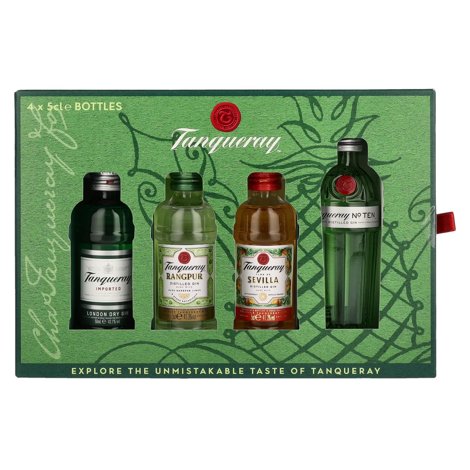 Tanqueray Gin Miniaturen Set Giftbox Vol. 43,3% 4x0,05l in