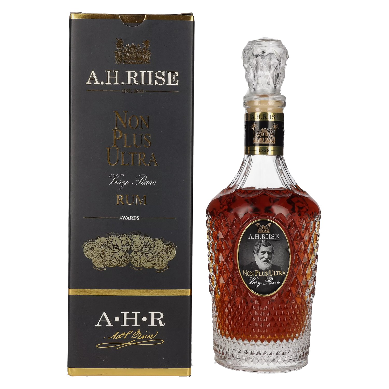 A.H. Riise NON PLUS Rare 42% 0,7l - ULTRA Very Edition in Vol. Giftbox Old Rum
