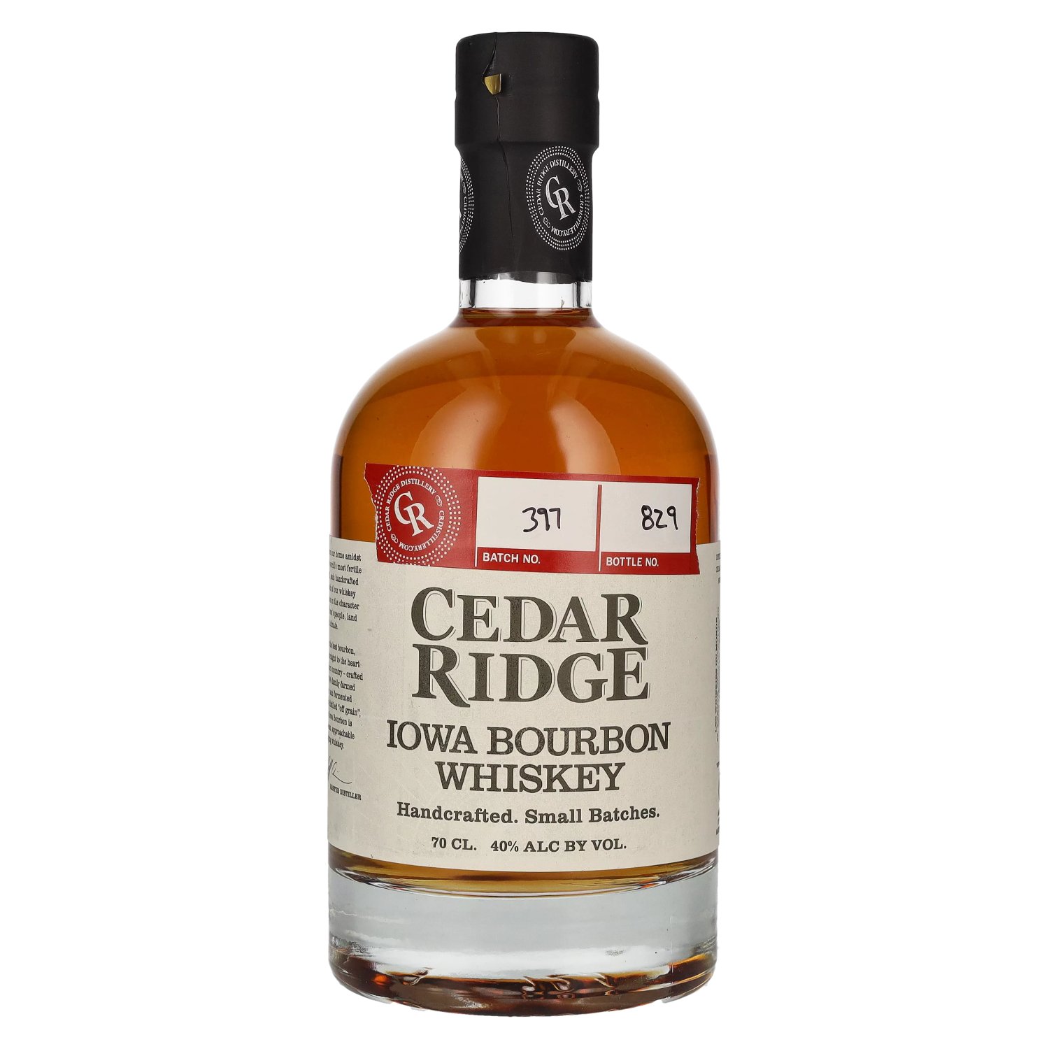 Cedar Ridge Iowa Vol. 0,7l Whiskey Bourbon 40