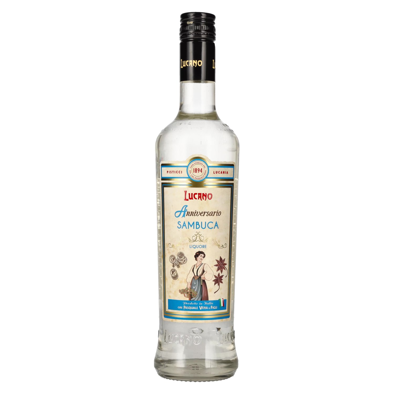 Lucano Sambuca Liquore 40% delicando Vol. - 0,7l