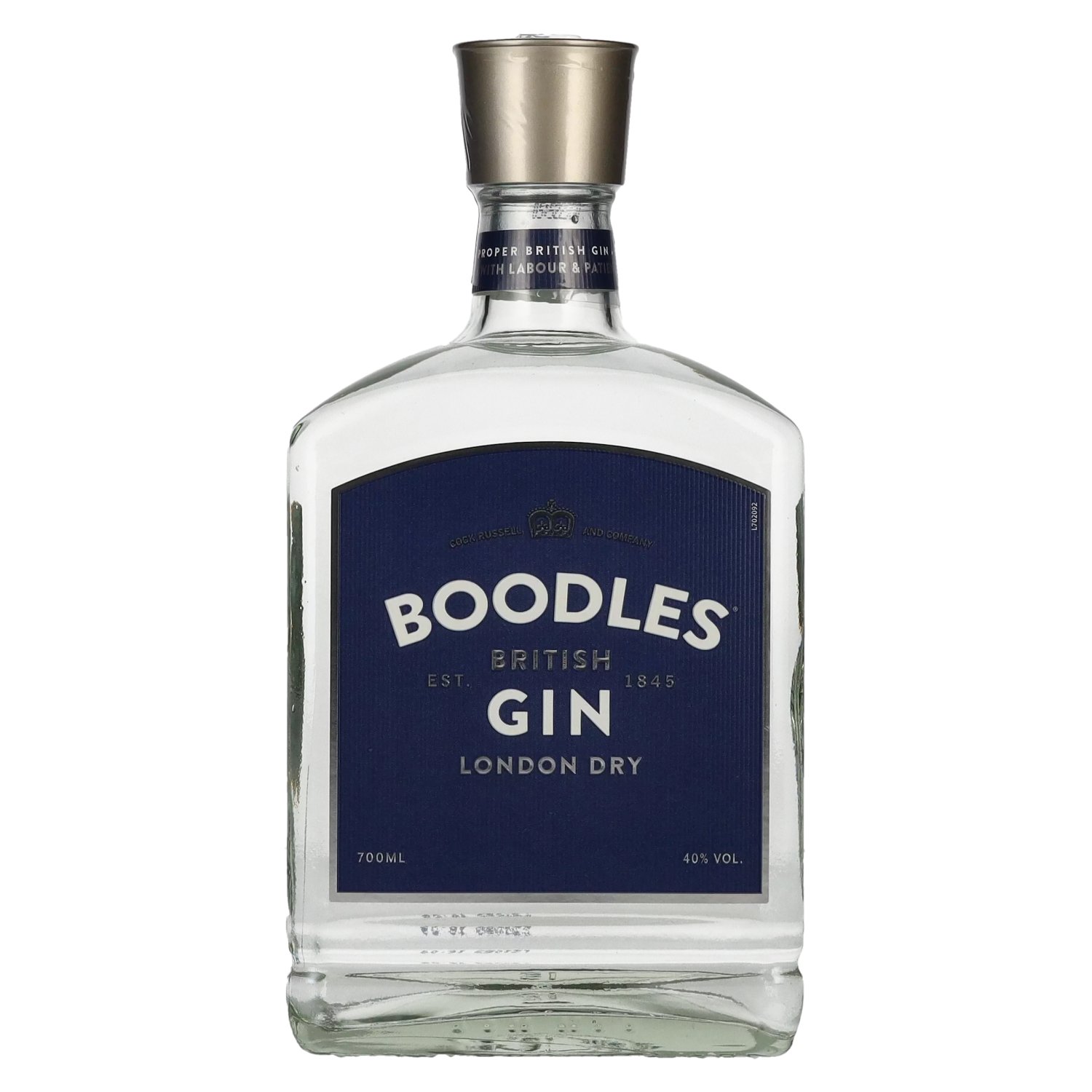 Boodles Vol. London Gin 40% Dry 0,7l British