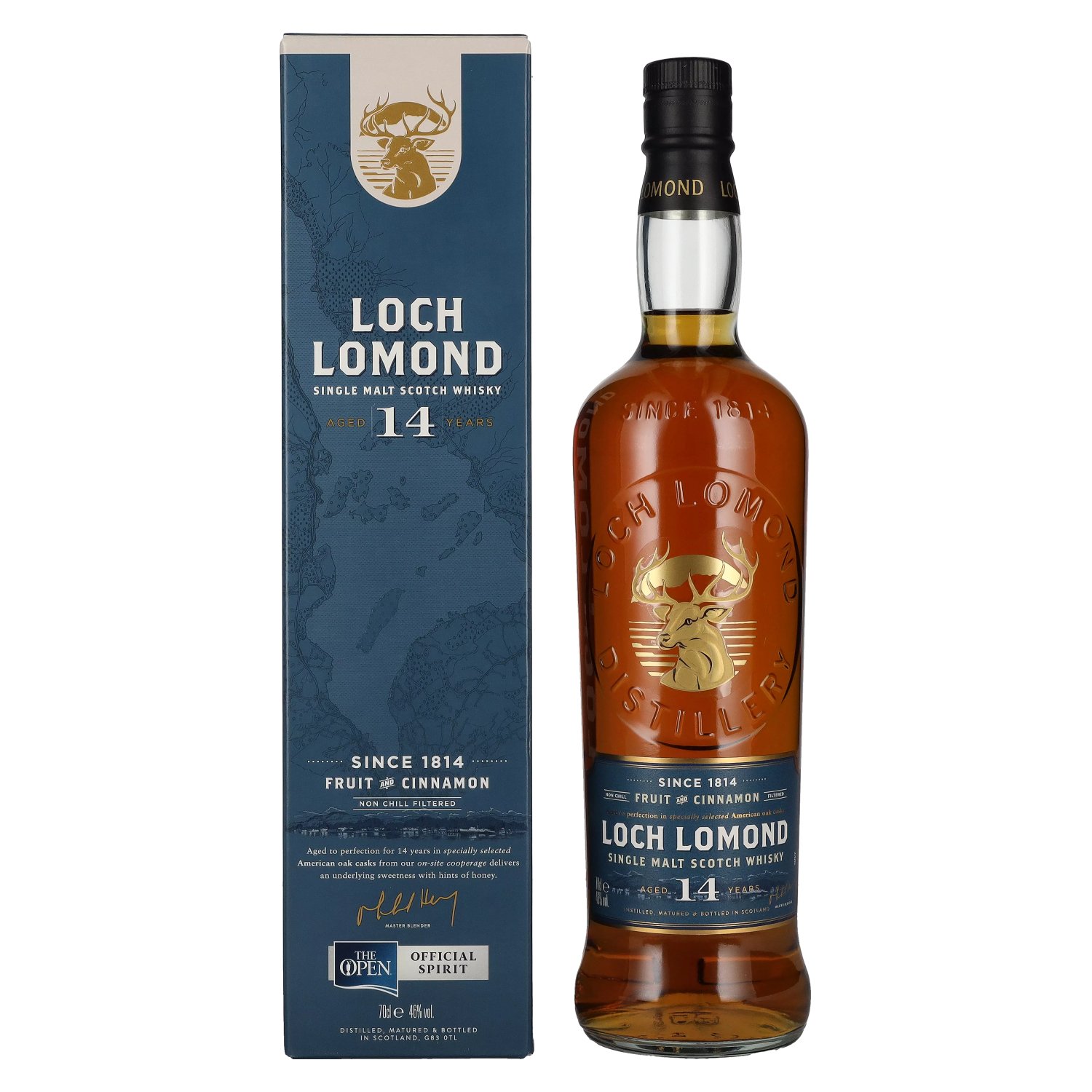 Loch Lomond 46% Years Single Fruit & Old 0,7l Cinnamon 14 in Vol. Geschenkbox Malt