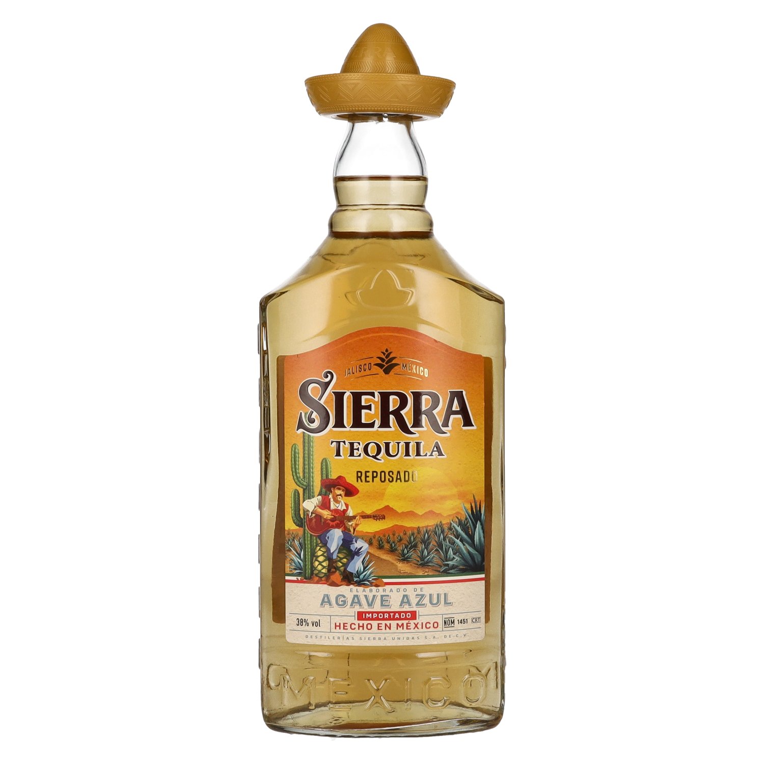 delicando 0,7l 38% Reposado Tequila Sierra - Vol.