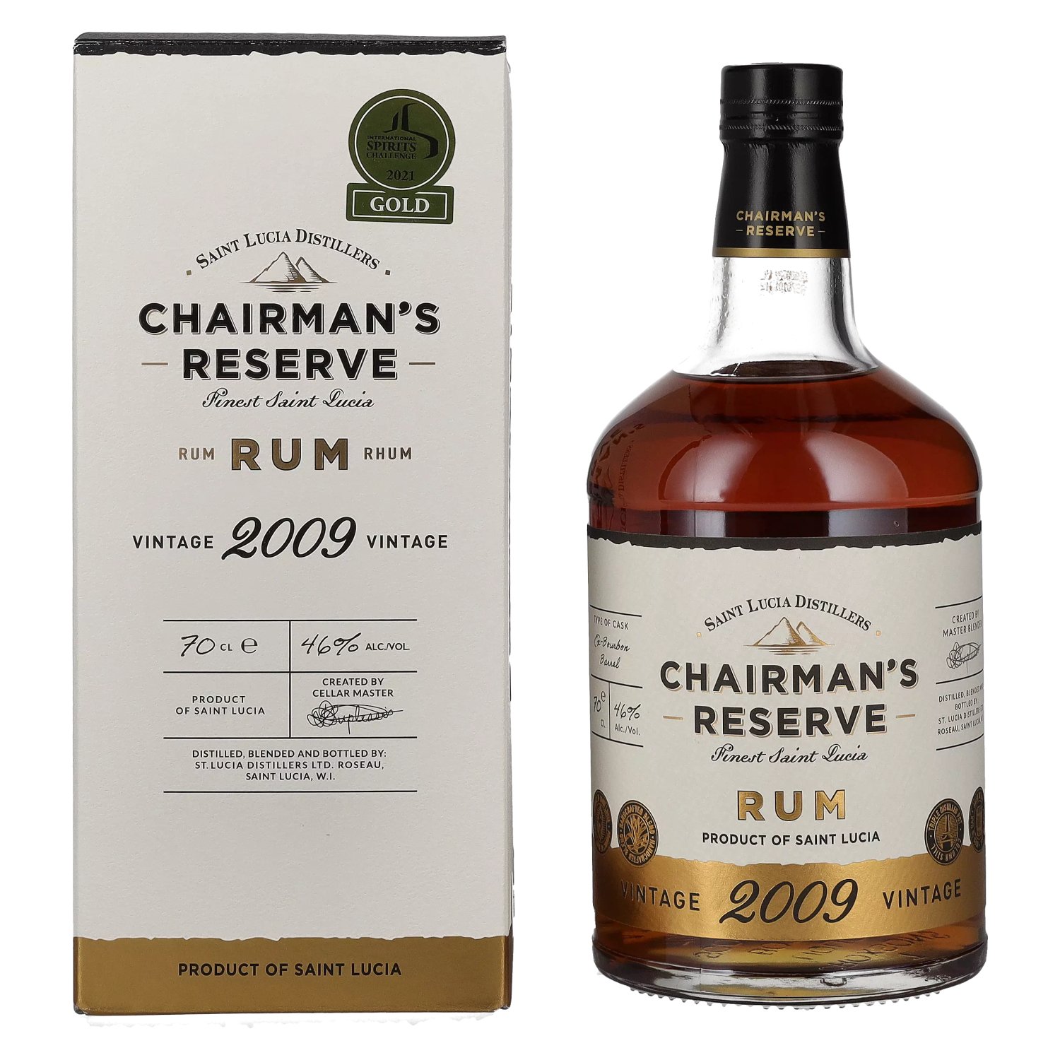 Chairman\'s Reserve Rum VINTAGE 2009 0,7l Giftbox in Vol. 46