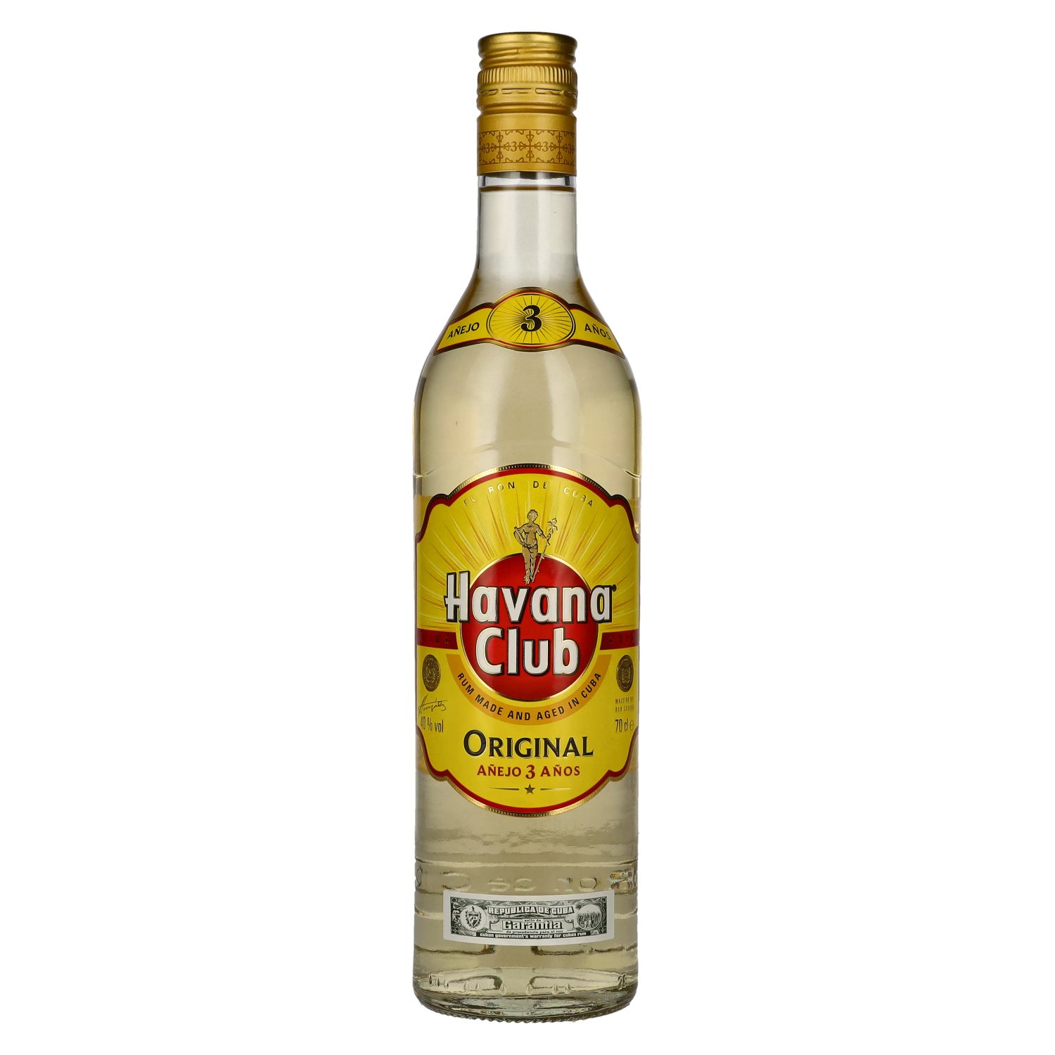 Havana Añejo Años Vol. Club Rum - 0,7l 3 40% delicando