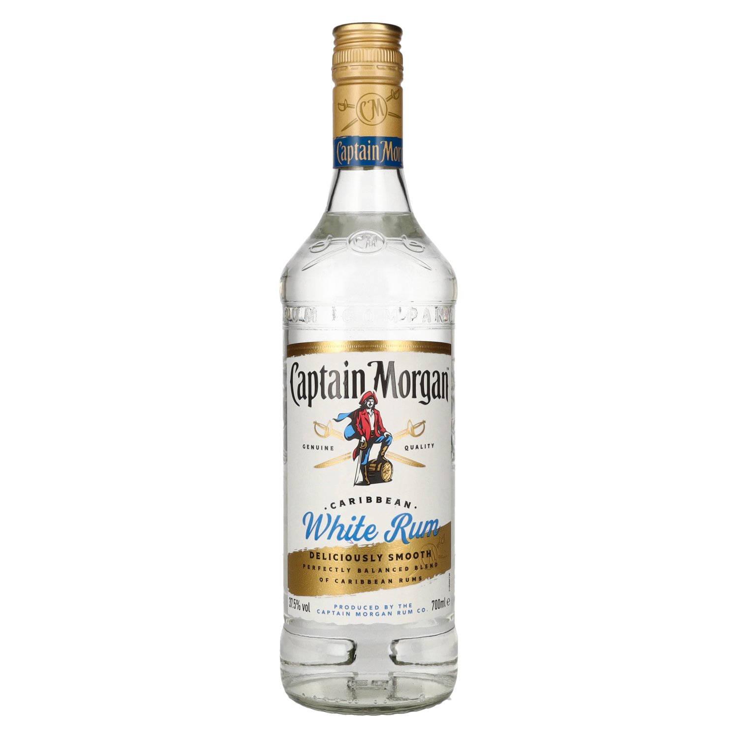 Captain Morgan White Caribbean Vol. Rum 0,7l 37,5%