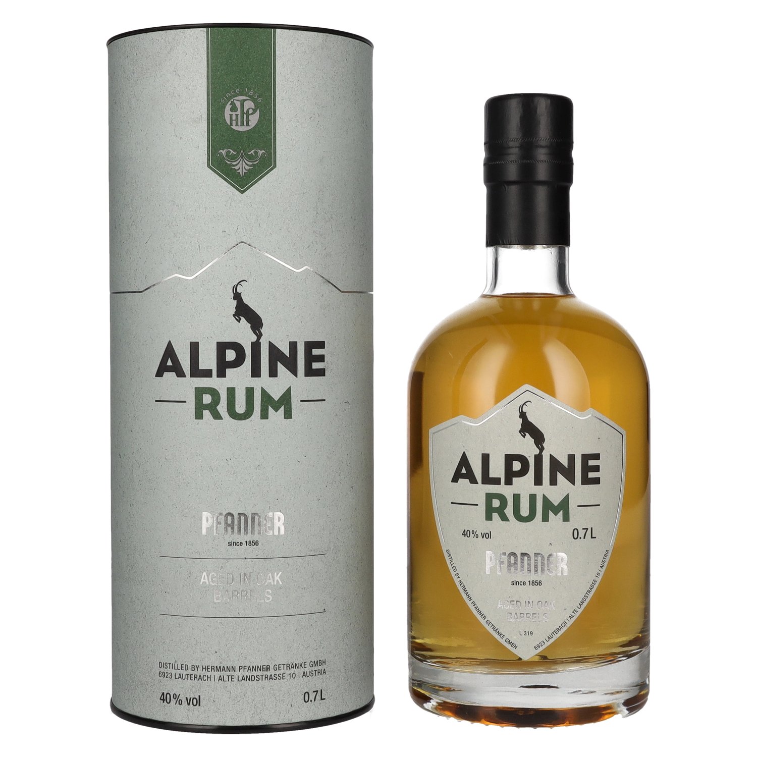 Pfanner Alpine Rum 40% Vol. 0,7l Geschenkbox in