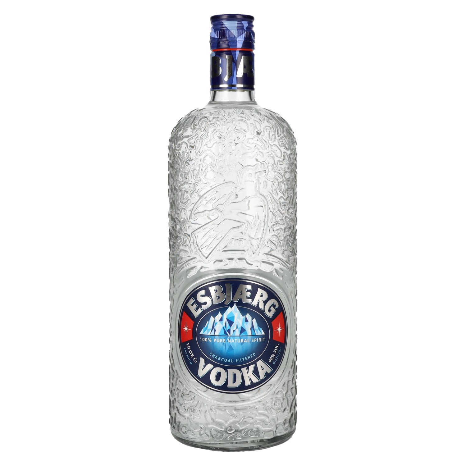 1l 40% 100% Natural Vodka Vol. Esbjaerg Pure