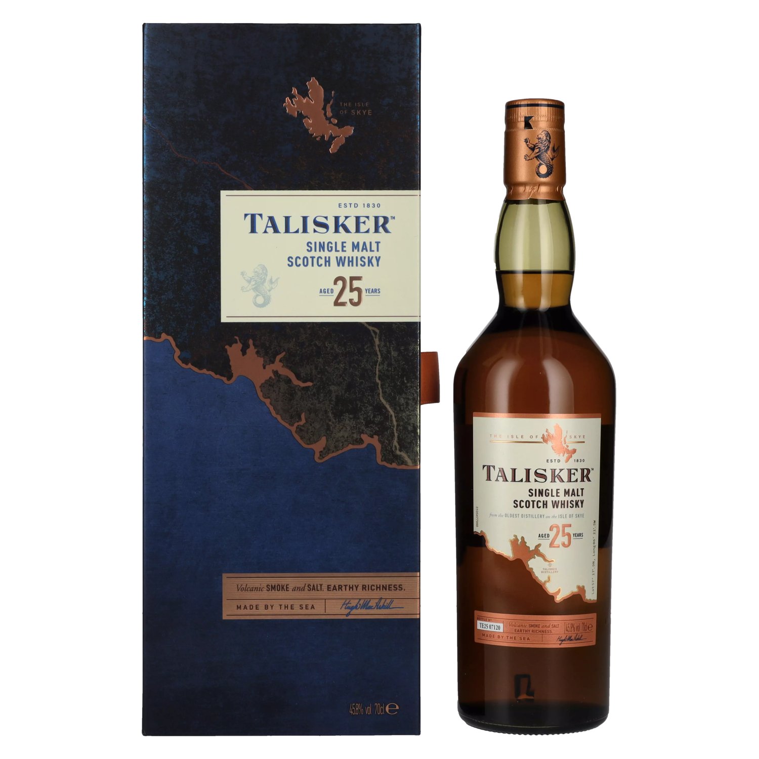 Vol. 25 Malt Years Single 0,7l Old Whisky Geschenkbox Talisker 45,8% in