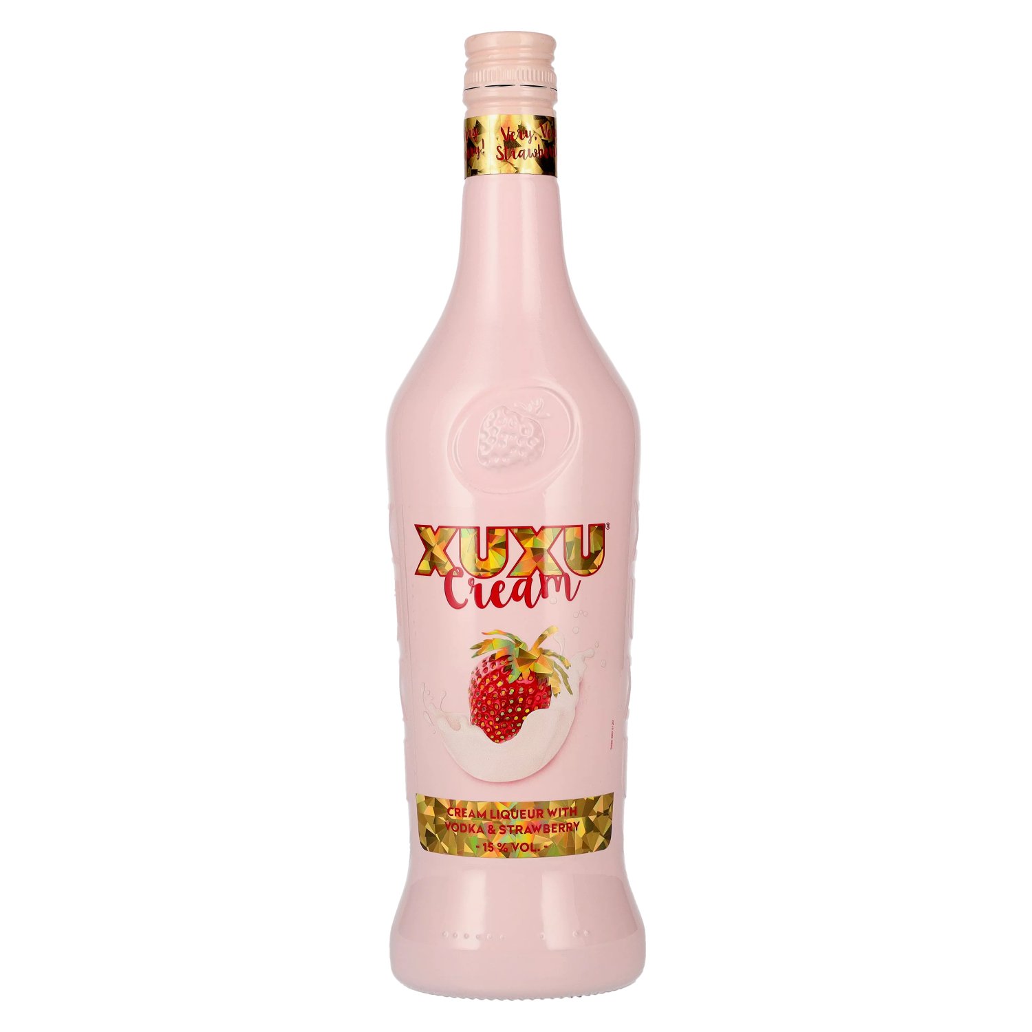 XUXU Cream Liqueur with 0,7l Strawberry 15% & Vol. Vodka
