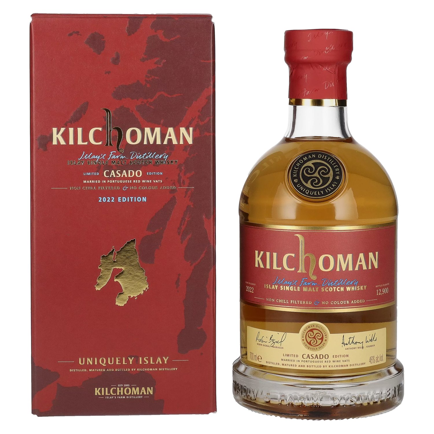 Vol. 0,7l Scotch Kilchoman CASADO Edition in Single 46% Geschenkbox Malt Limited Islay Whisky