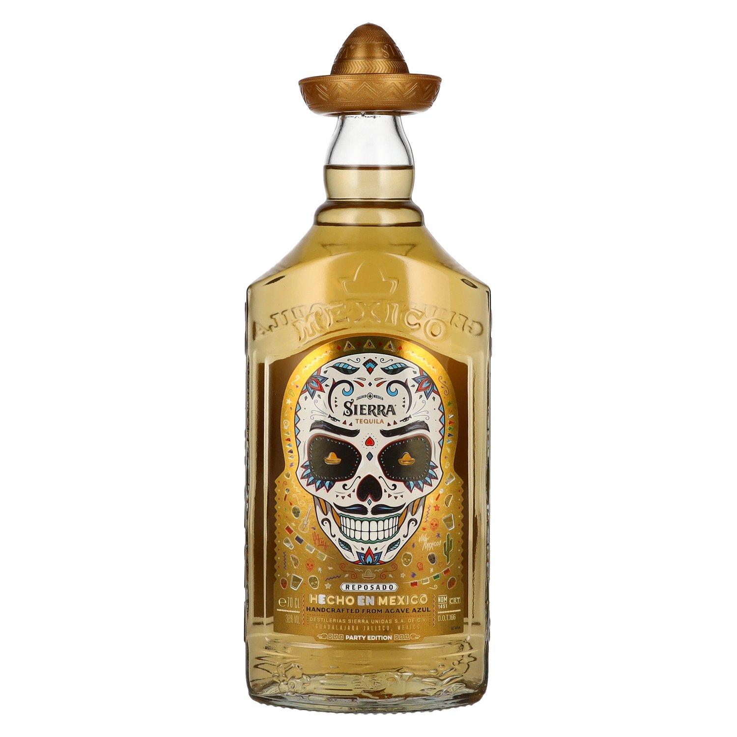 Sierra Tequila Reposado Día de Muertos Vol. Party 38% los Edition 0,7l