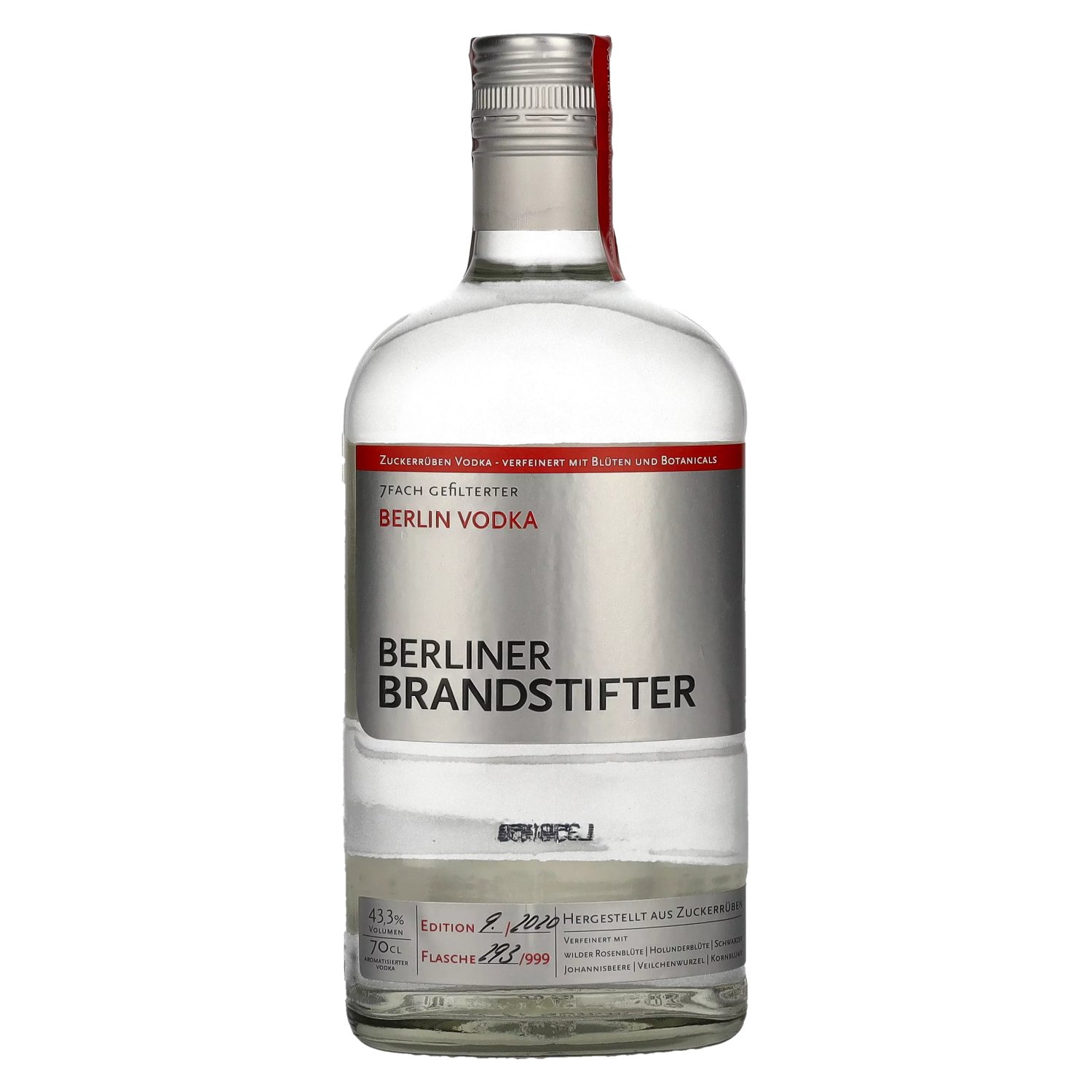 Berliner Brandstifter Berlin 0,7l 43,3% Vodka Vol