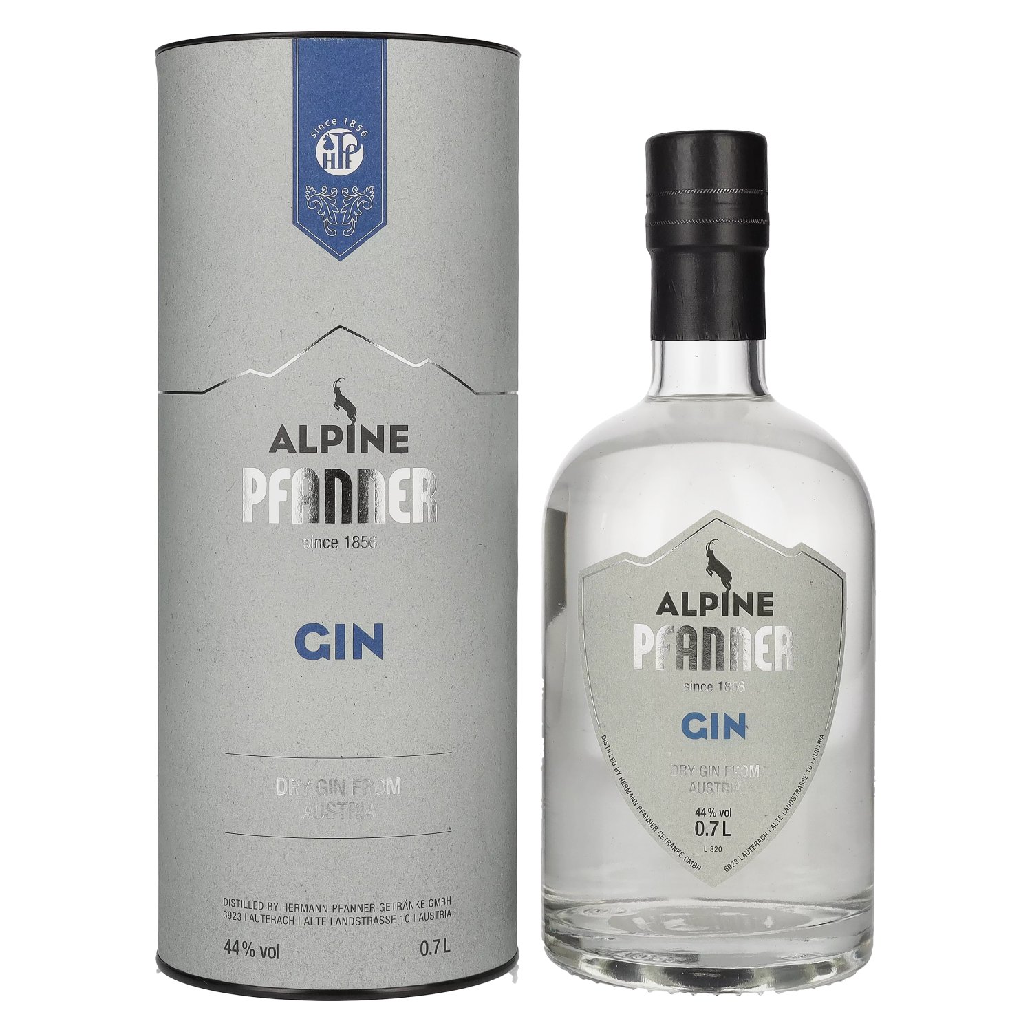 Gin Geschenkbox Alpine Dry 44% 0,7l Vol. in Pfanner