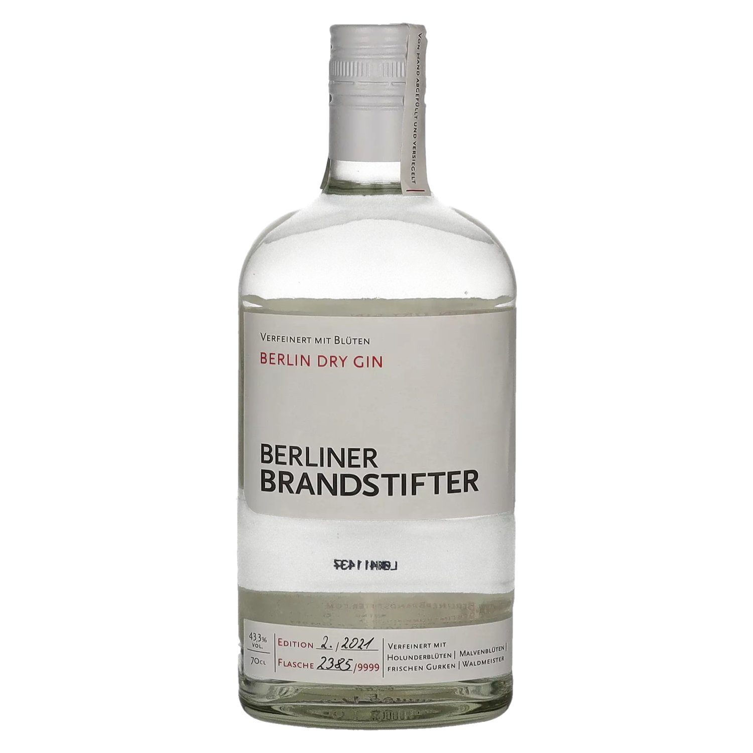 Dry 43,3% Berliner Gin 0,7l Vol. Berlin Brandstifter