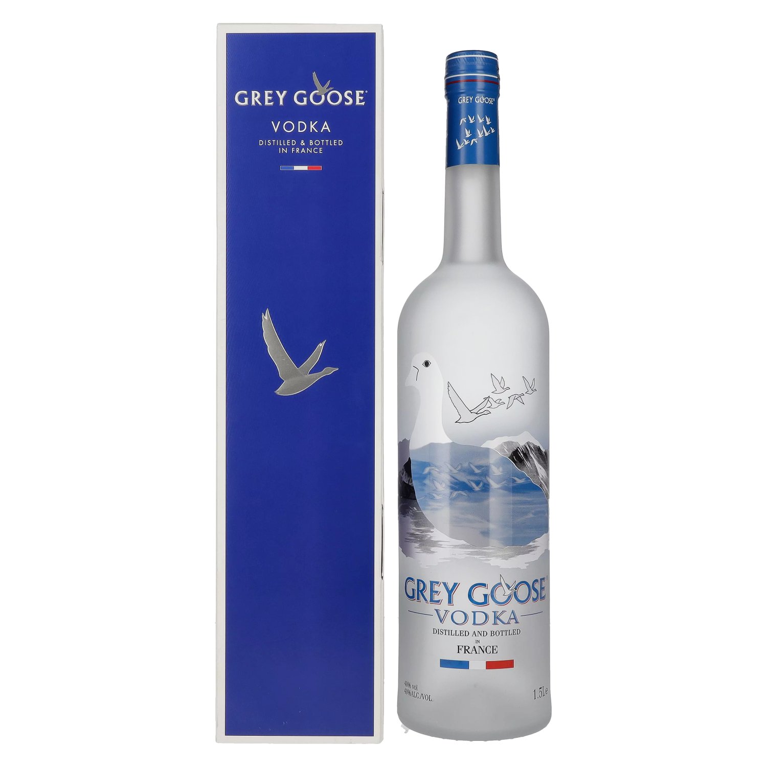 Goose 1,5l 40% Grey in - Vodka delicando Giftbox Vol.