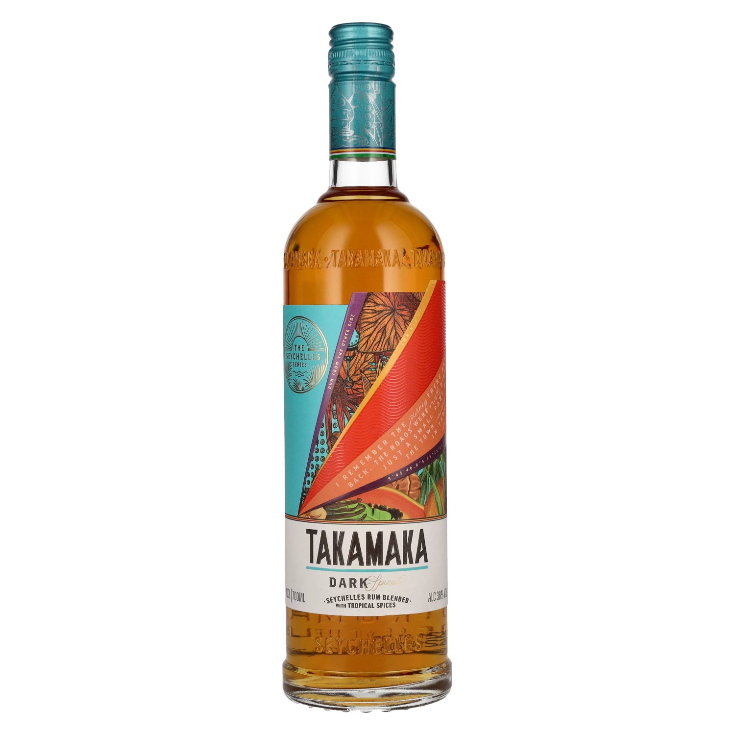 Takamaka DARK SPICED Spirit Drink Vol. 38% 0,7l