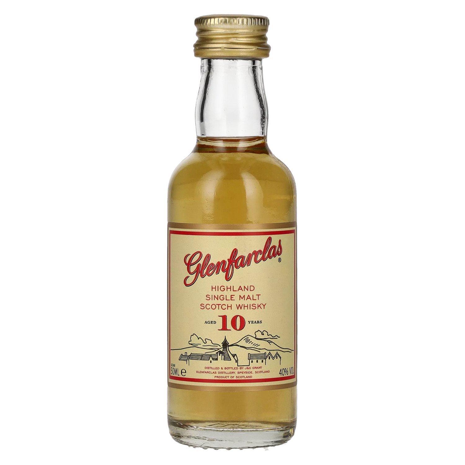 Glenfarclas 10 Old Years 0,05l Single Scotch Whisky Highland Vol. 40% Malt