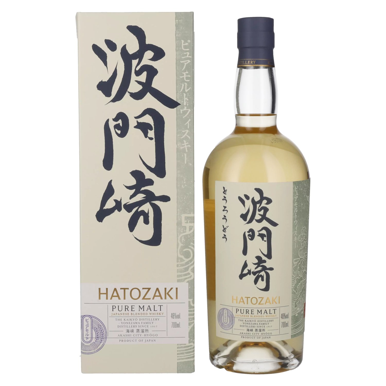 Hatozaki PURE MALT Geschenkbox Blended Vol. in Whisky 0,7l Japanese 46