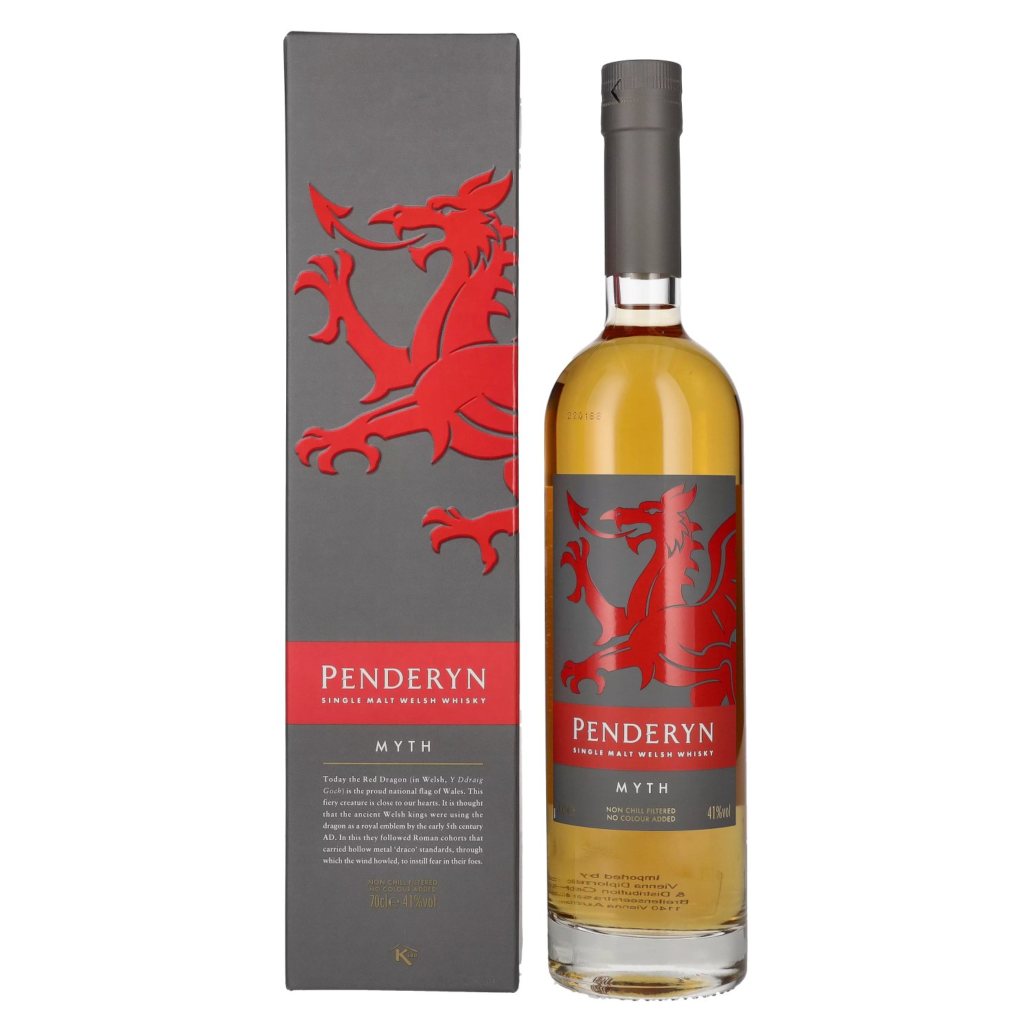 Penderyn MYTH Single Malt in Geschenkbox 0,7l Welsh Vol. 41% Whiskey