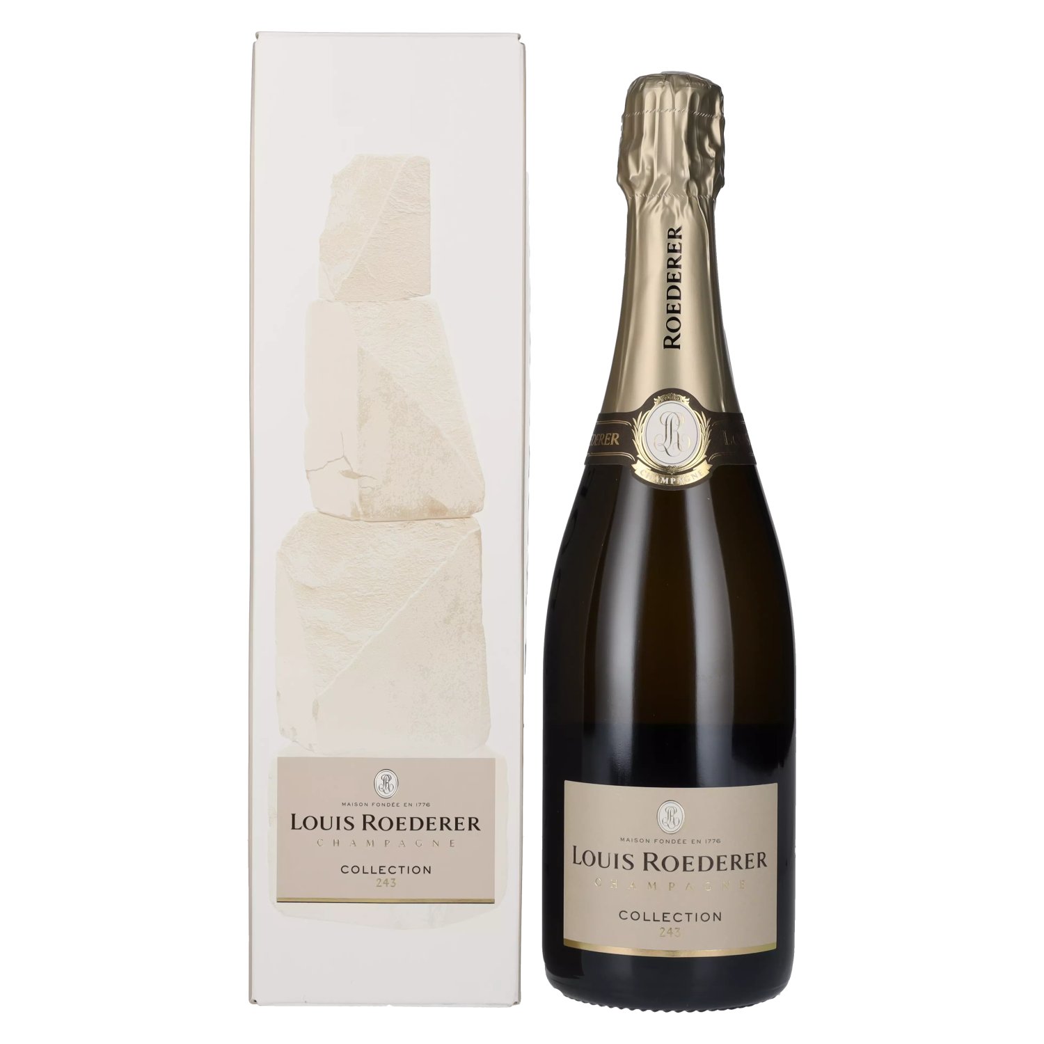 Louis Roederer Champagne Geschenkbox 0,75l 243 in Vol. 12,5% Collection