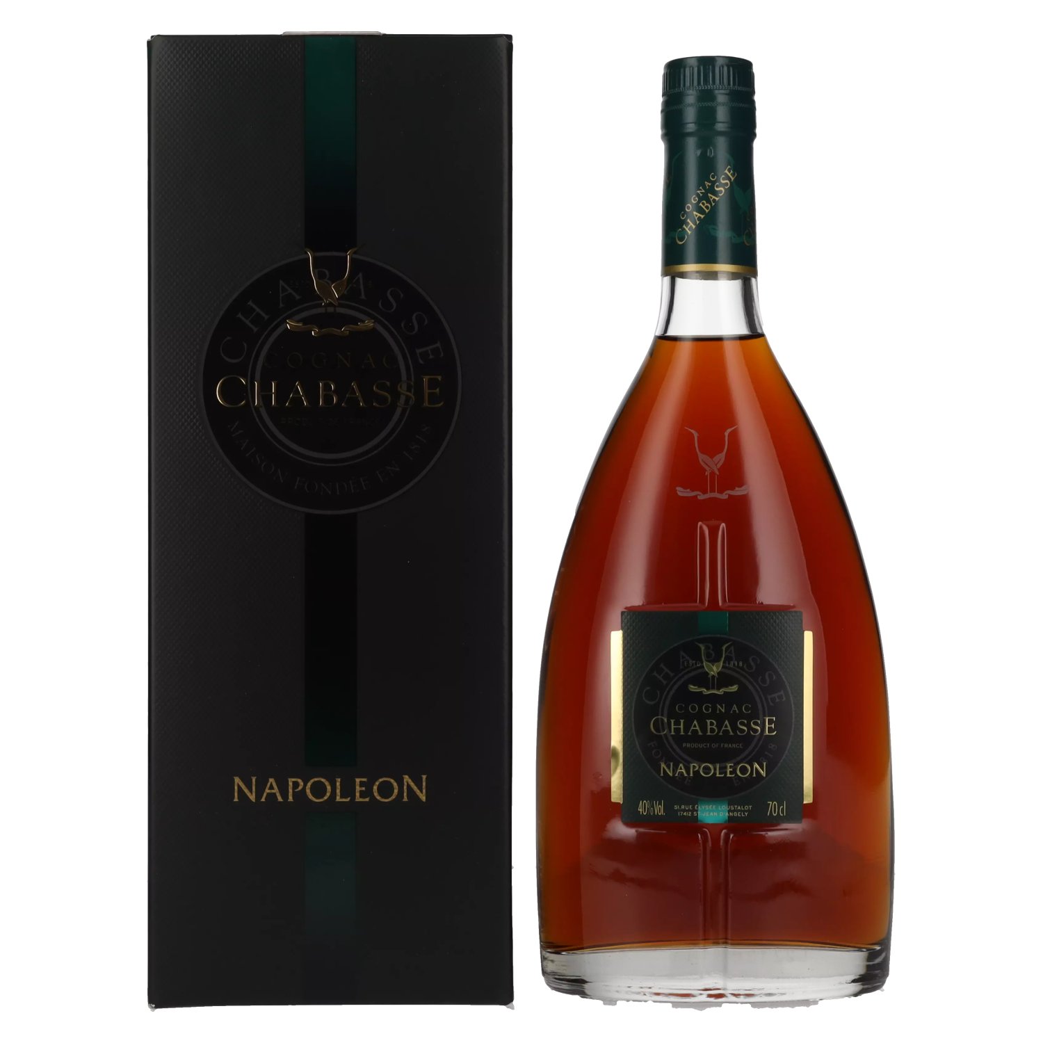 Chabasse NAPOLEON Cognac Vol. 40% in 0,7l Geschenkbox