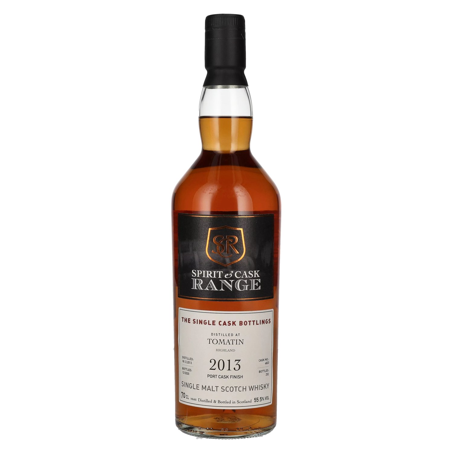 Whiskymax SPIRIT & CASK RANGE Cask Finish Single 0,7l Cask 2013 55,5% Vol. Tomatin Port