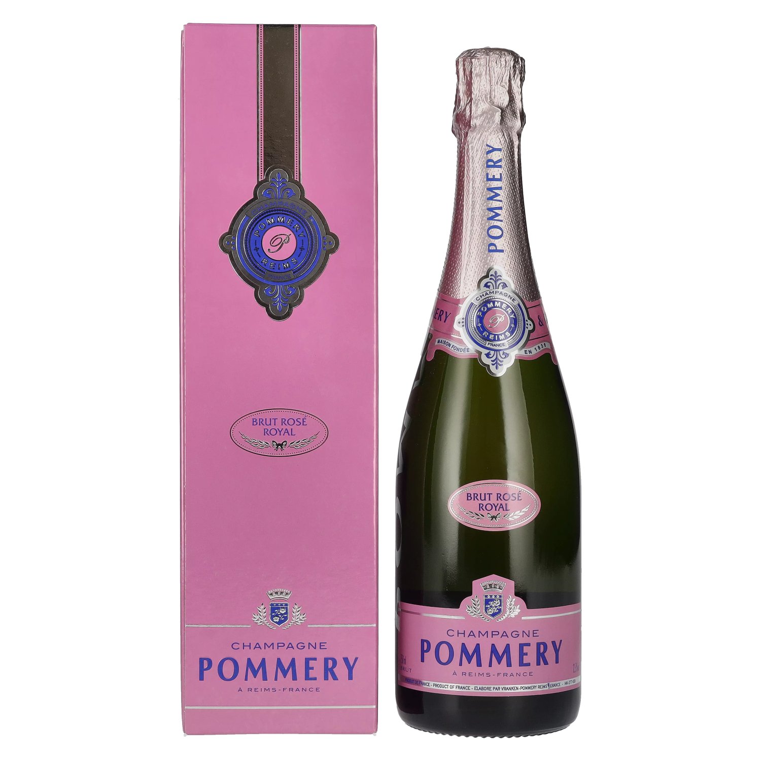 Pommery Brut Rosé Champagne 12,5% Geschenkbox Vol. in 0,75l
