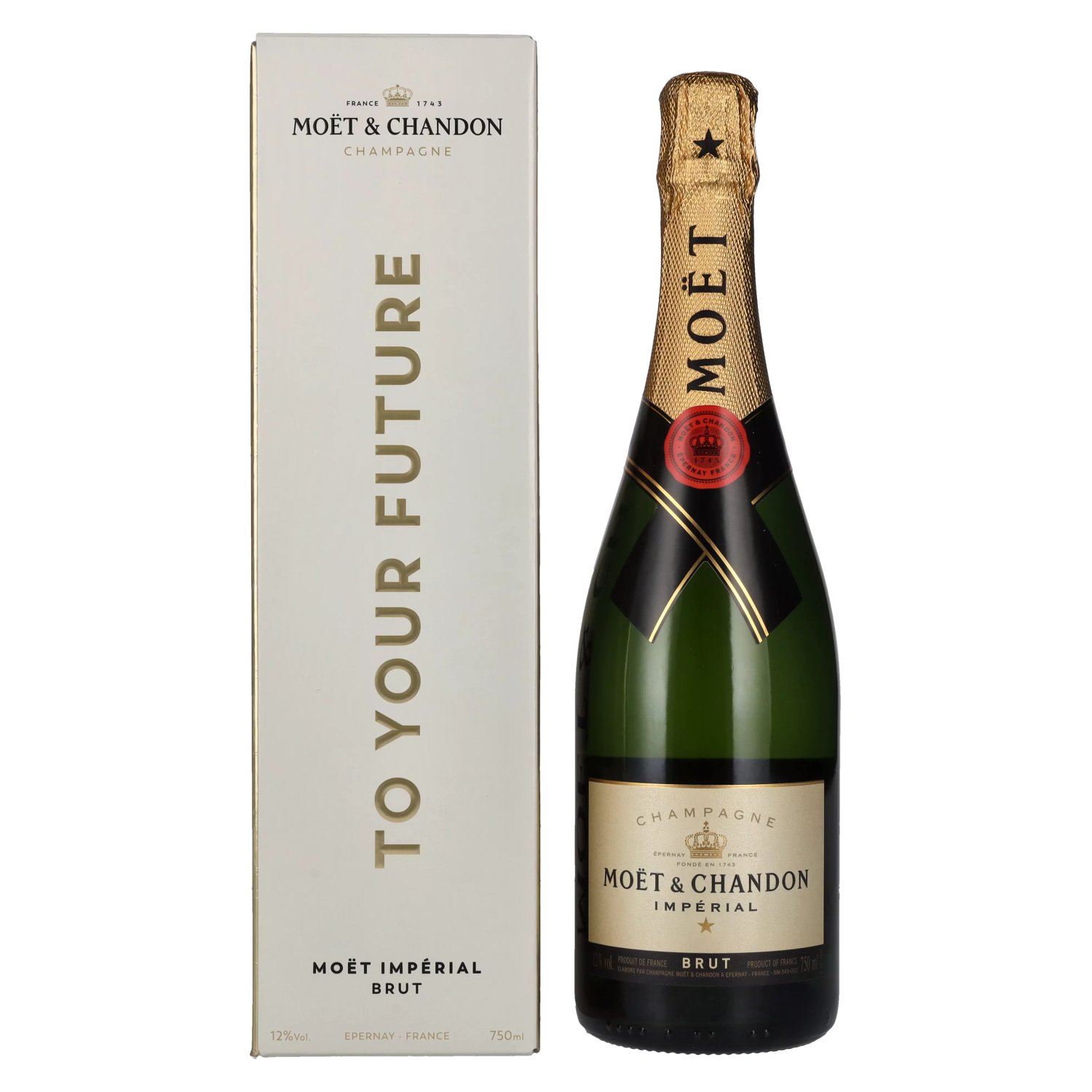 Moet & Chandon Imperial Brut Rose Champagne with Milestone Gift Box Tin