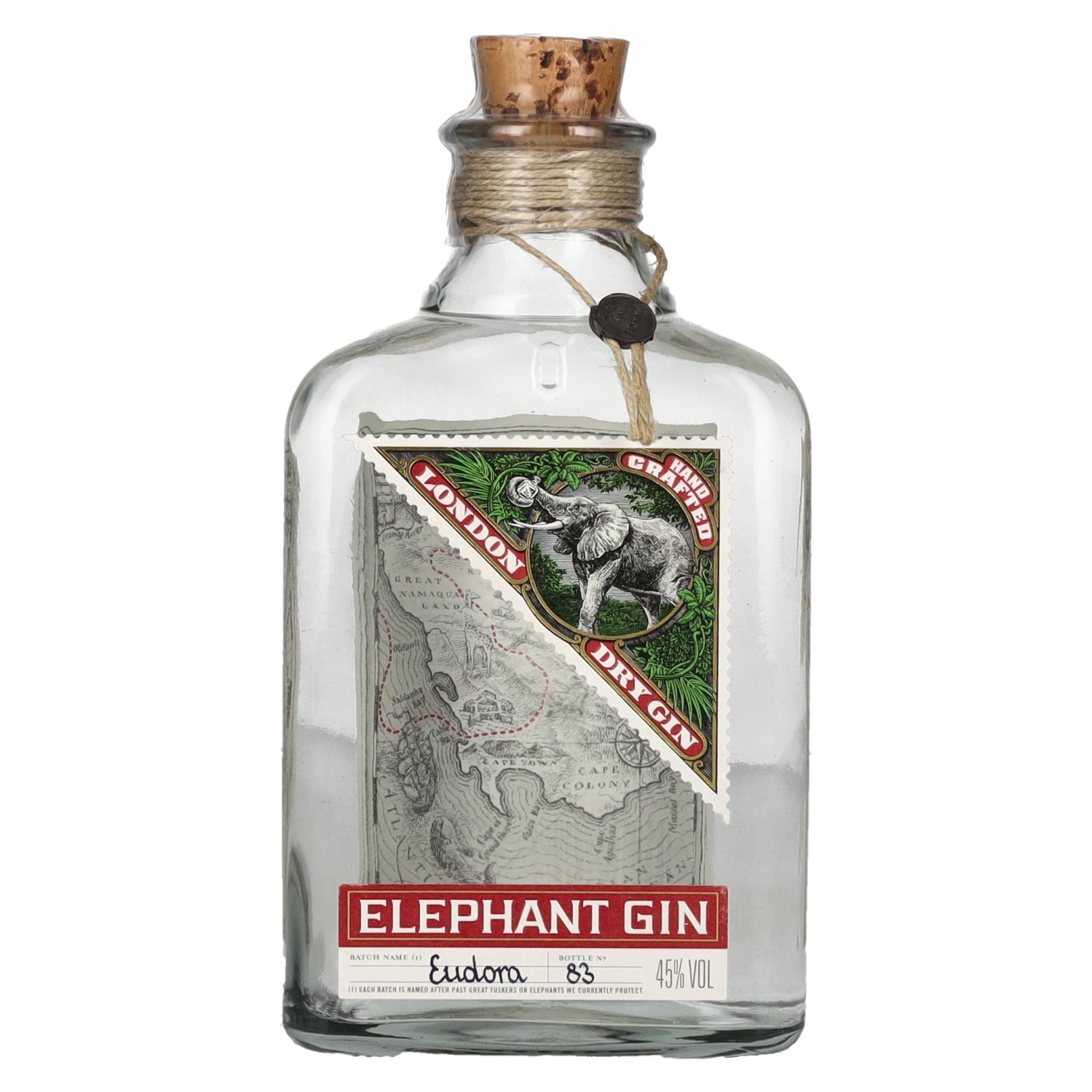 London - Dry 45% Vol. 0,5l Elephant delicando Gin