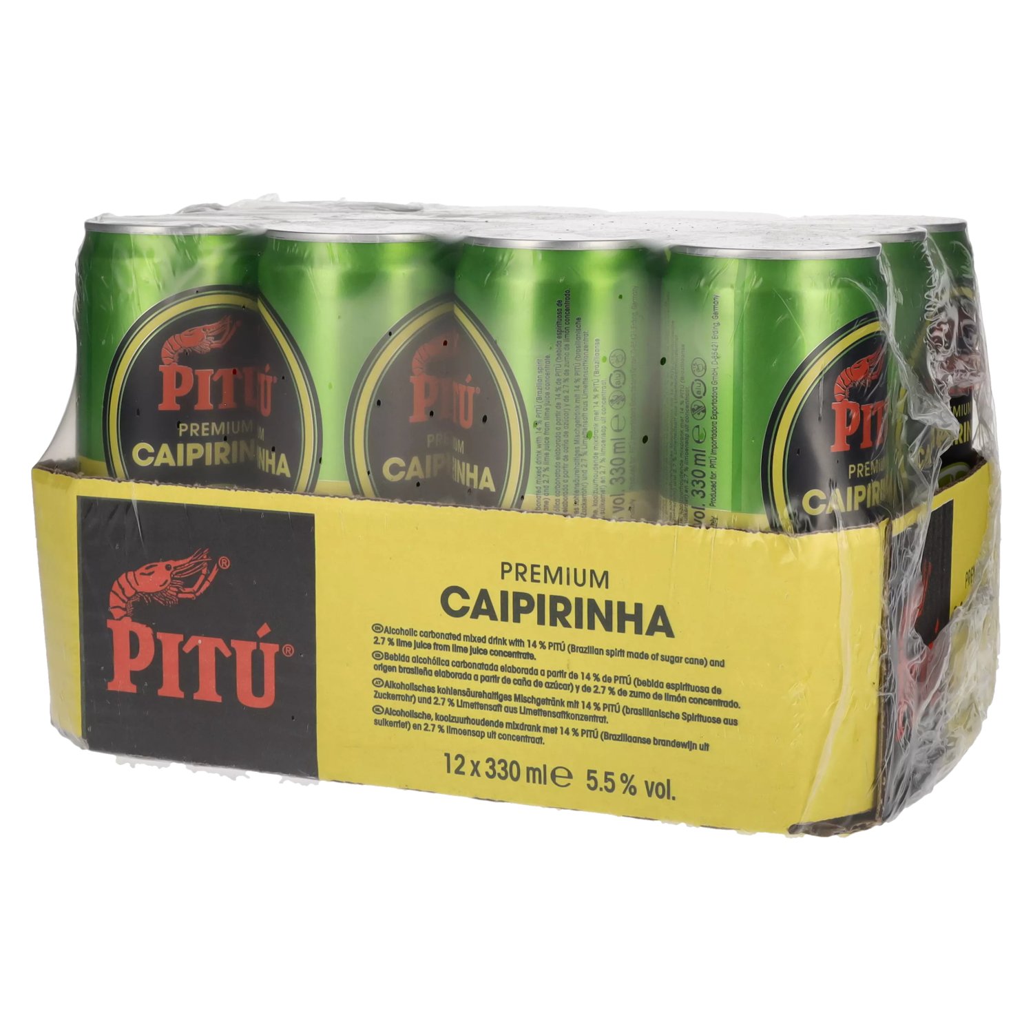 Dosen Premium 12x0,33l Vol. 5,5% Caipirinha Pitú