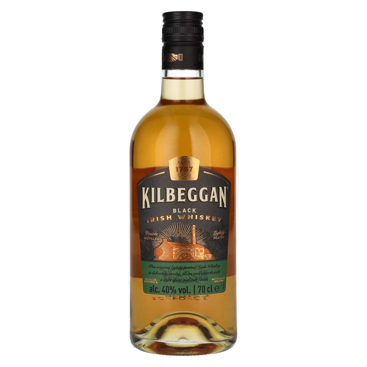 Kilbeggan Black Whiskey 40% delicando 0,7l Vol. - Irish